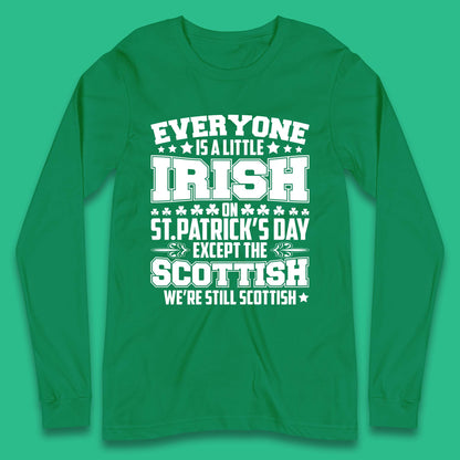 Scottish St Patrick's Day Long Sleeve T-Shirt