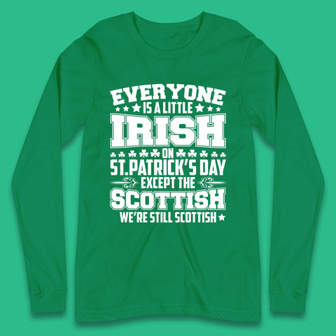Scottish St Patrick's Day Long Sleeve T-Shirt