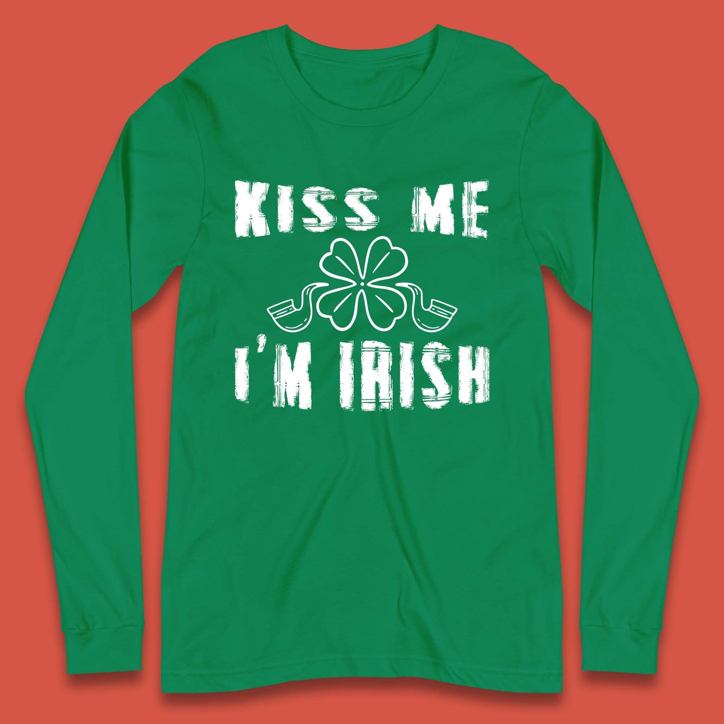 Kiss Me I'm Irish St. Patrick's Day Long Sleeve T-Shirt