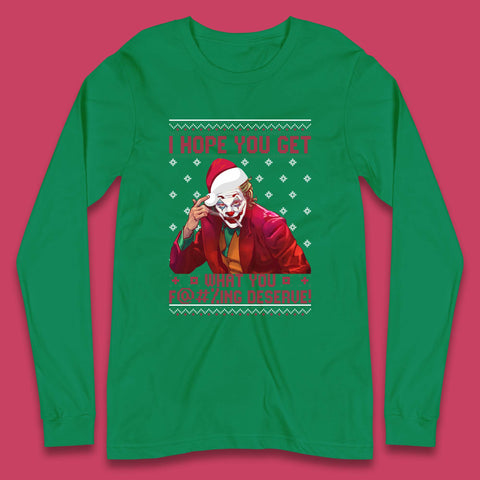Joker Christmas Long Sleeve T-Shirt