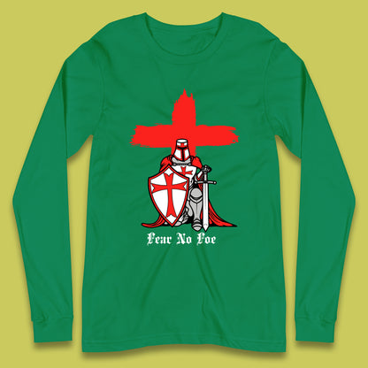 Fear No Foe St George's Day Long Sleeve T-Shirt
