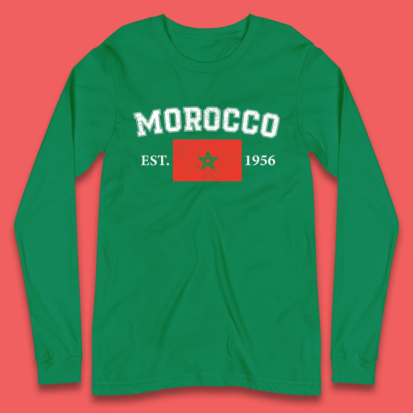 Morocco Est 1956 Long Sleeve T-Shirt