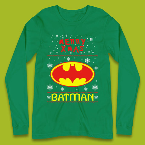 Merry Xmas Batman Long Sleeve T-Shirt