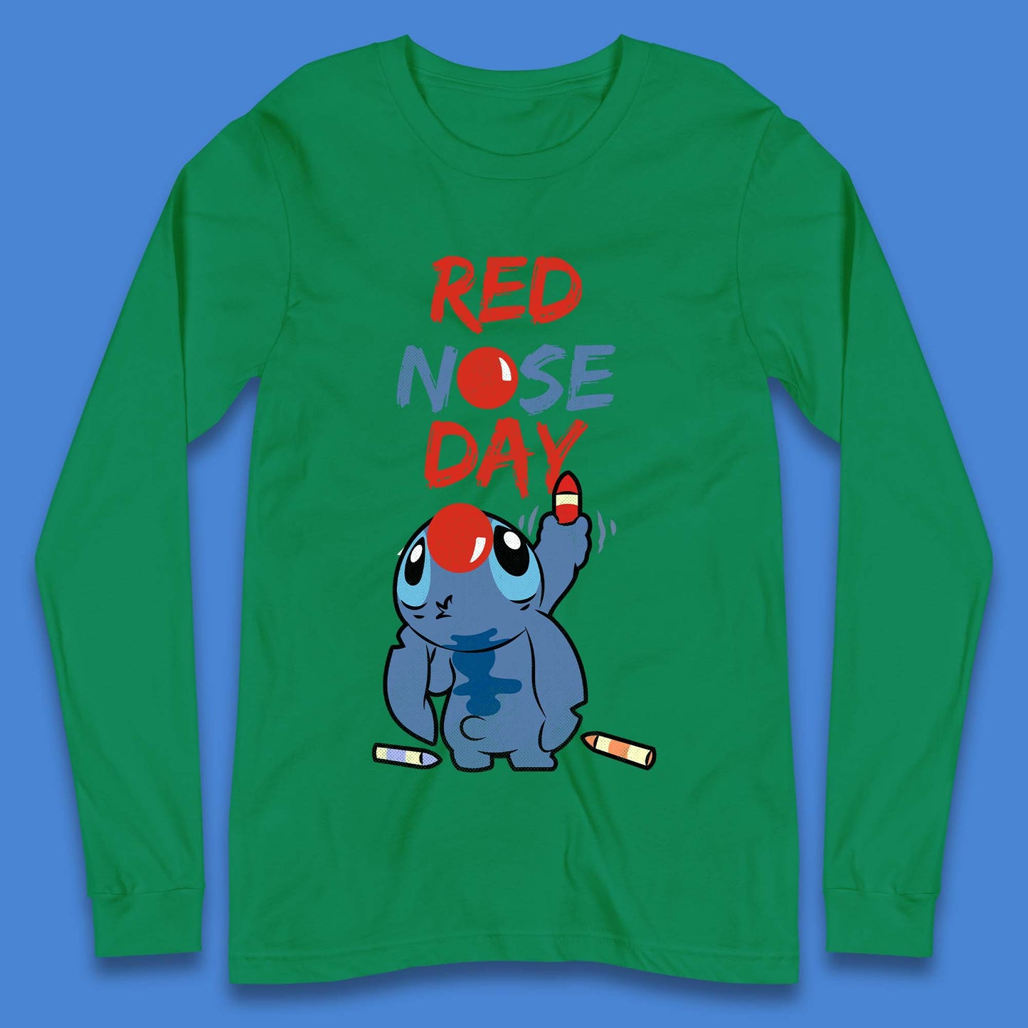 Stitch Long Sleeve Comic Relief Top