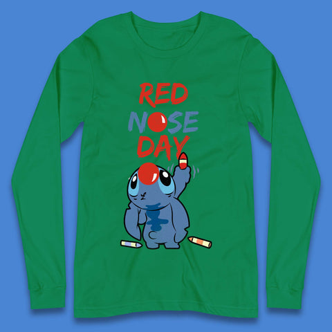 Stitch Long Sleeve Comic Relief Top