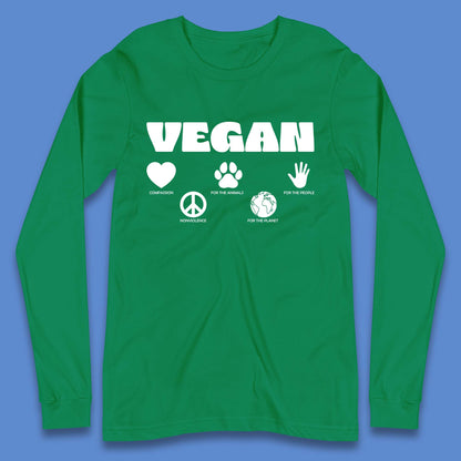 Vegan Long Sleeve T-Shirt