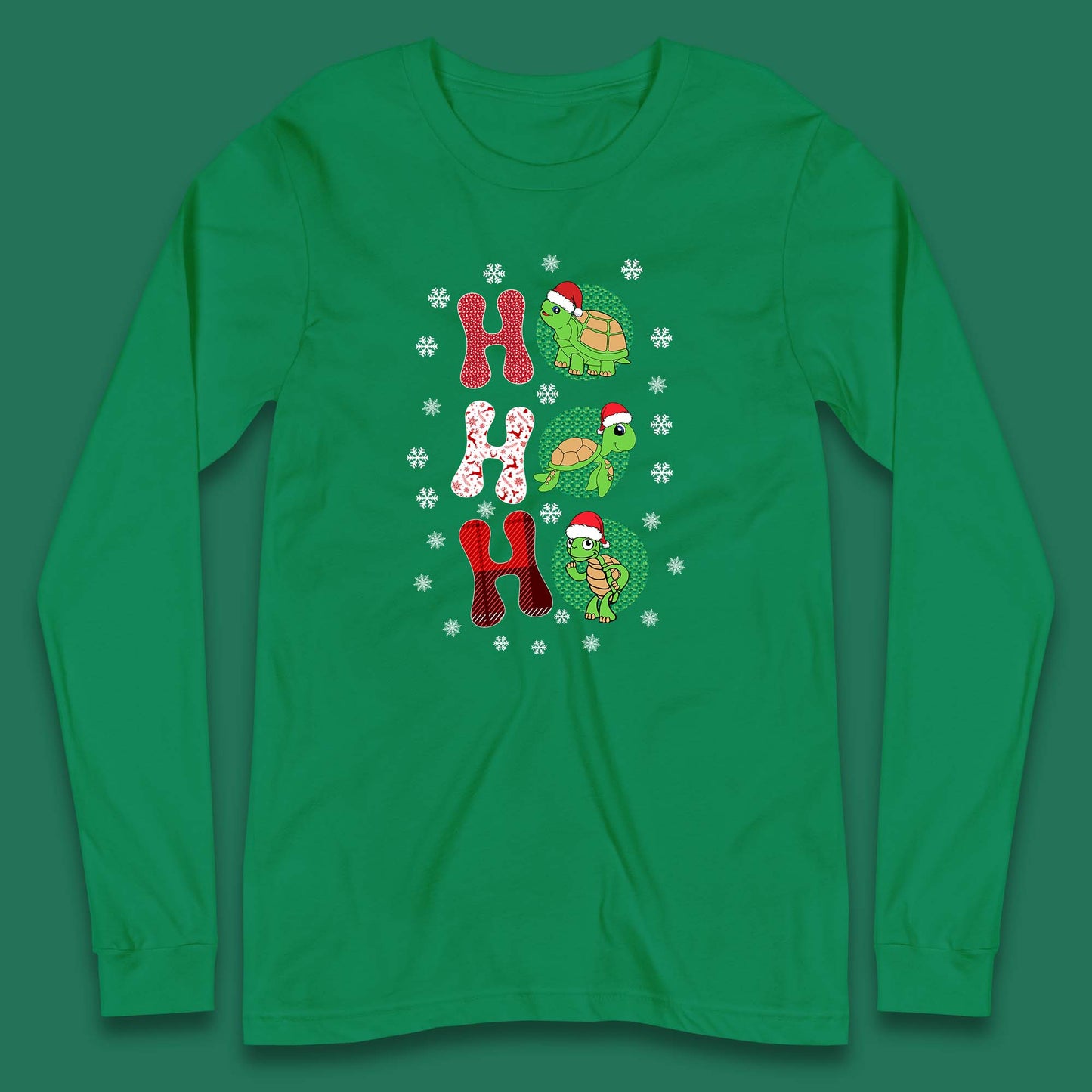 turtles santa long sleeve t shirt