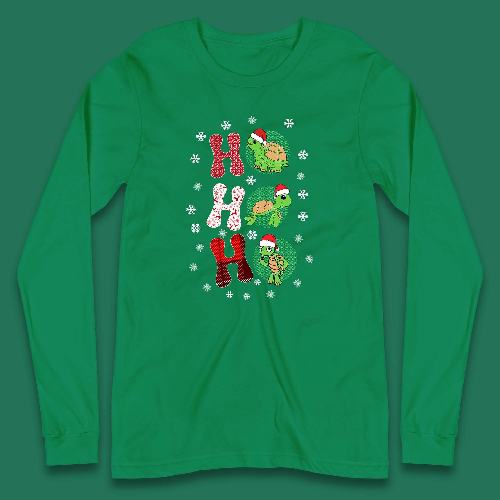 turtles santa long sleeve t shirt