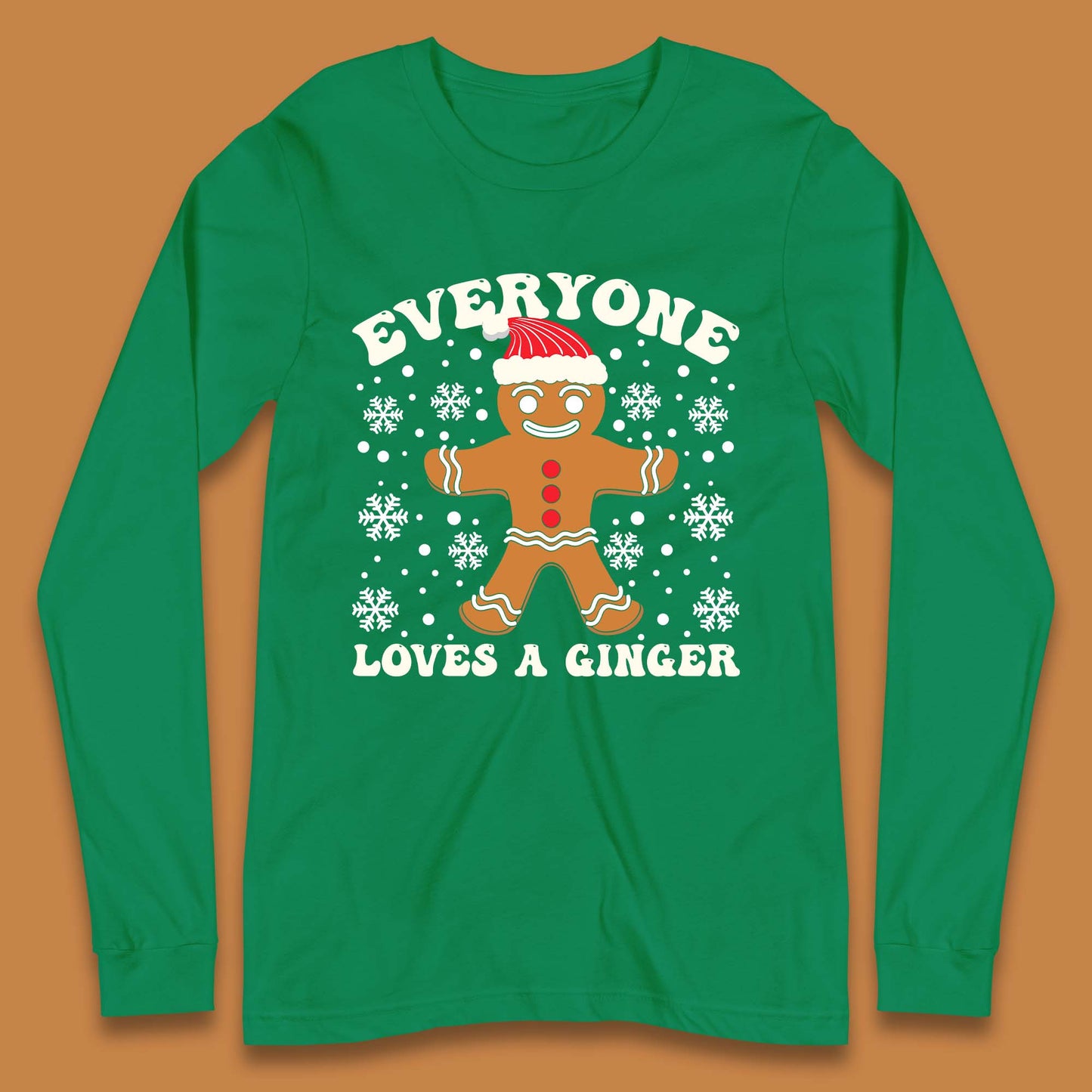 Gingerbread Christmas Long Sleeve T-Shirt