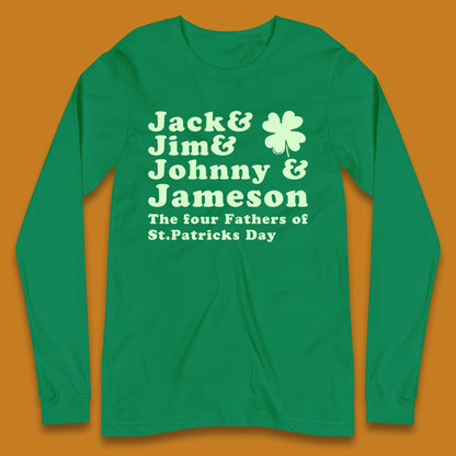 The Four Fathers of St. Patrick's Day Long Sleeve T-Shirt