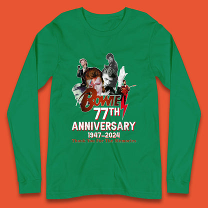 Bowie 77th Anniversary Long Sleeve T-Shirt