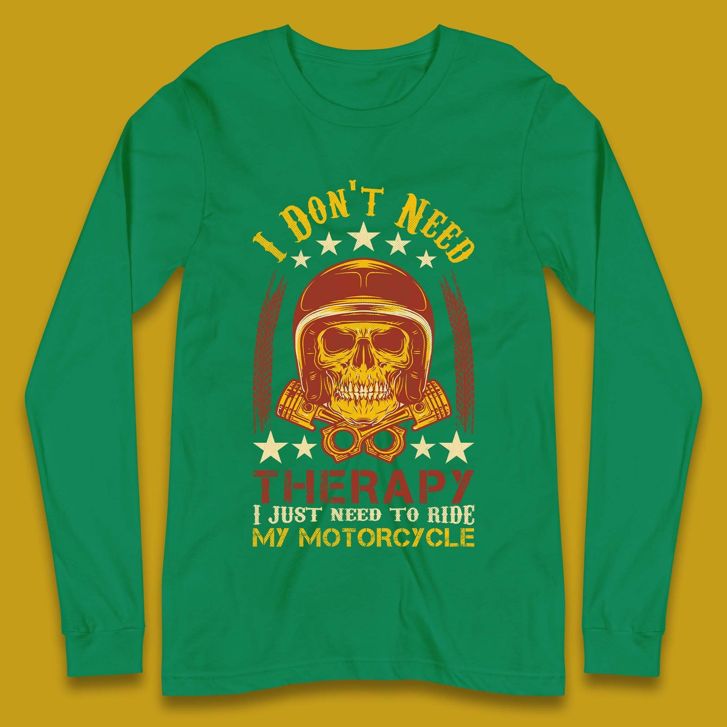 Motorcycle Therapy Long Sleeve T-Shirt