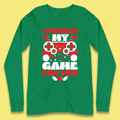 Valentine's Day Gamer Long Sleeve T-Shirt
