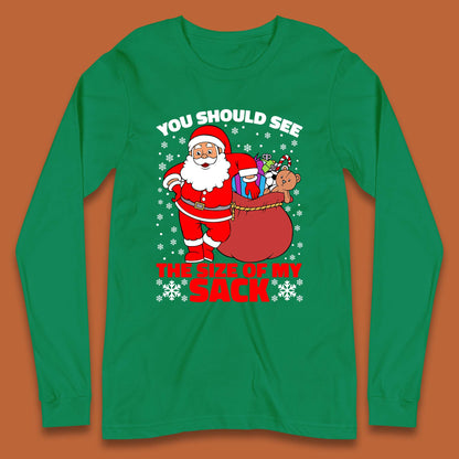 santa claus long sleeve shirt
