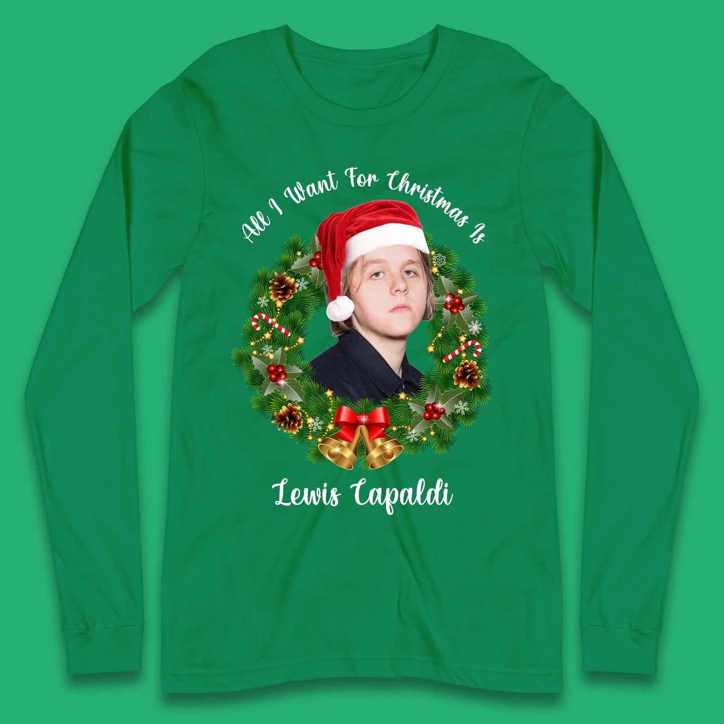 Lewis Capaldi Christmas Long Sleeve T-Shirt