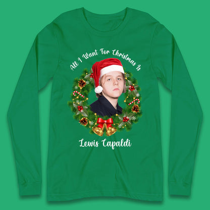 Lewis Capaldi Christmas Long Sleeve T-Shirt