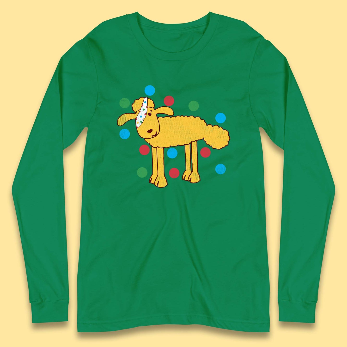Spotty Pudsey Sheep Children In Need Dotty Spot Charity Raising Pudsey Sheep Long Sleeve T Shirt
