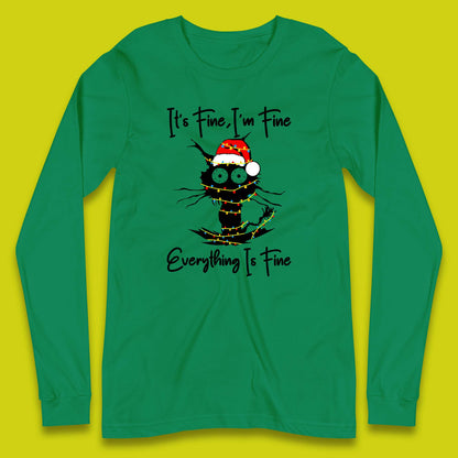 electrocuted cat long sleeve t shirt