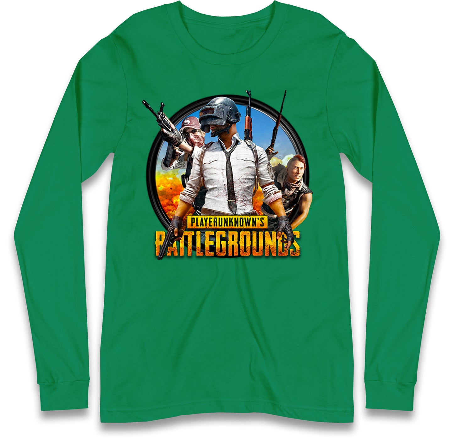 PUBG Battle Long Sleeve T Shirt