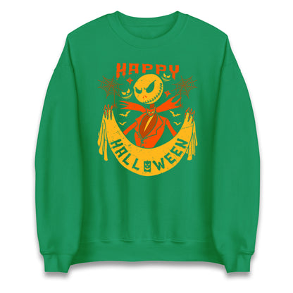 Jack Skellington Happy Halloween Unisex Sweatshirt