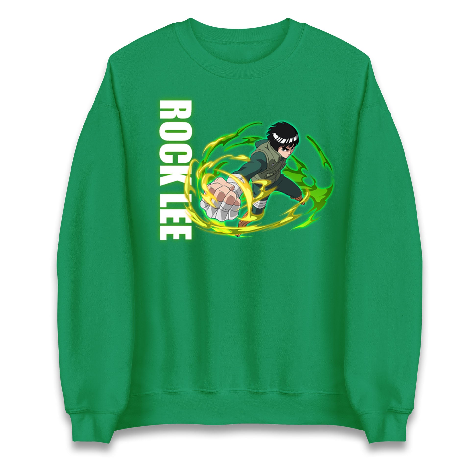 rock lee green beast sweatshirt
