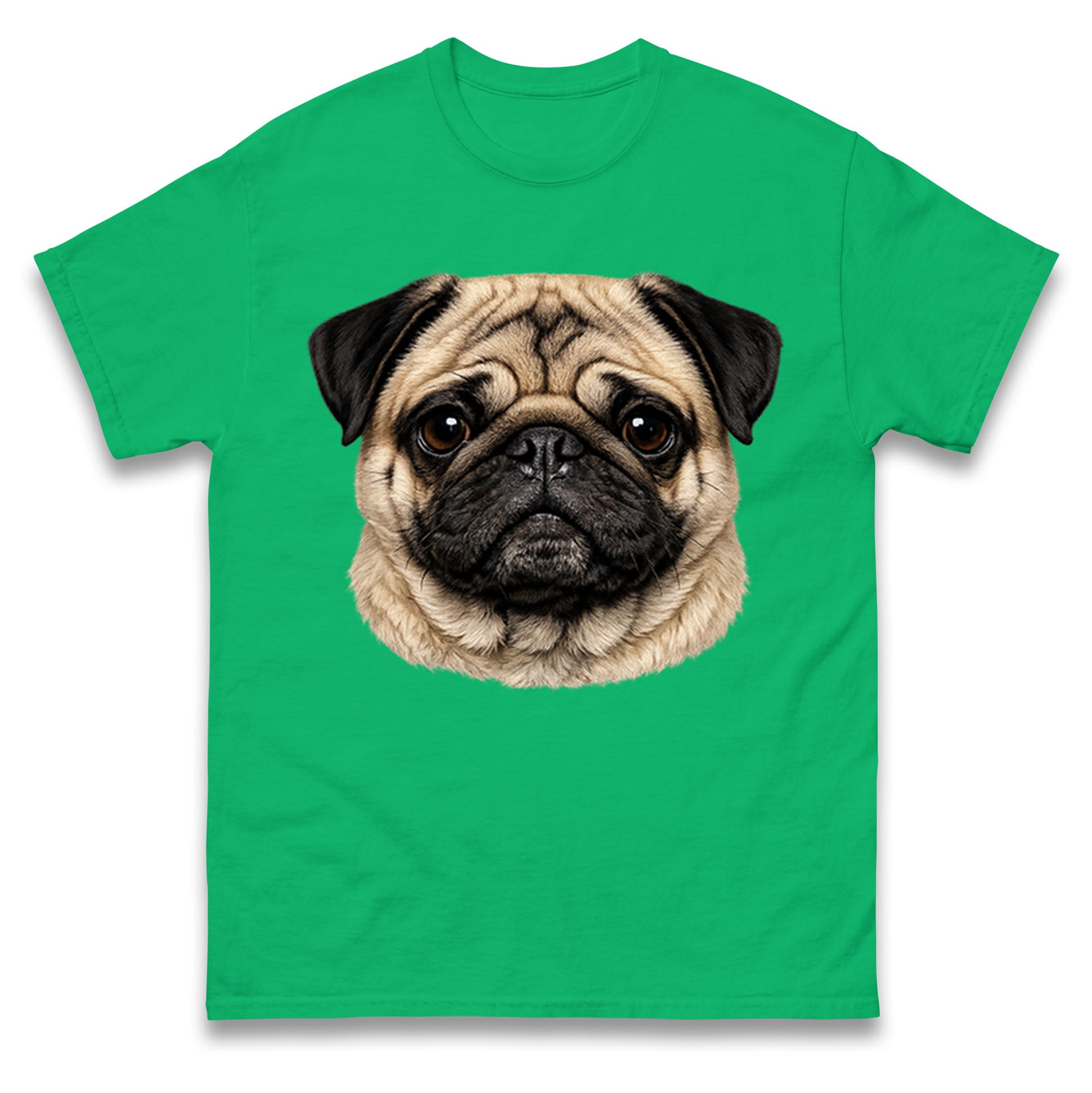 Pug Dog Face T Shirt