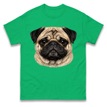Pug Dog Face T Shirt