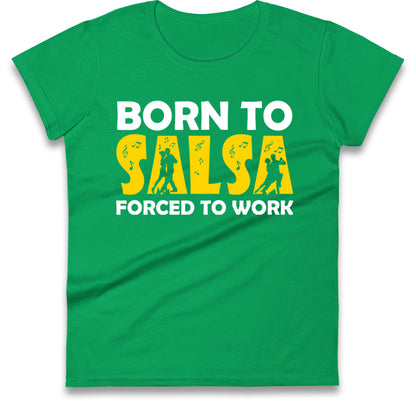 salsa dancing womens t shirt