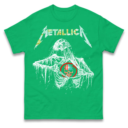 Metallica USA Skull T Shirt