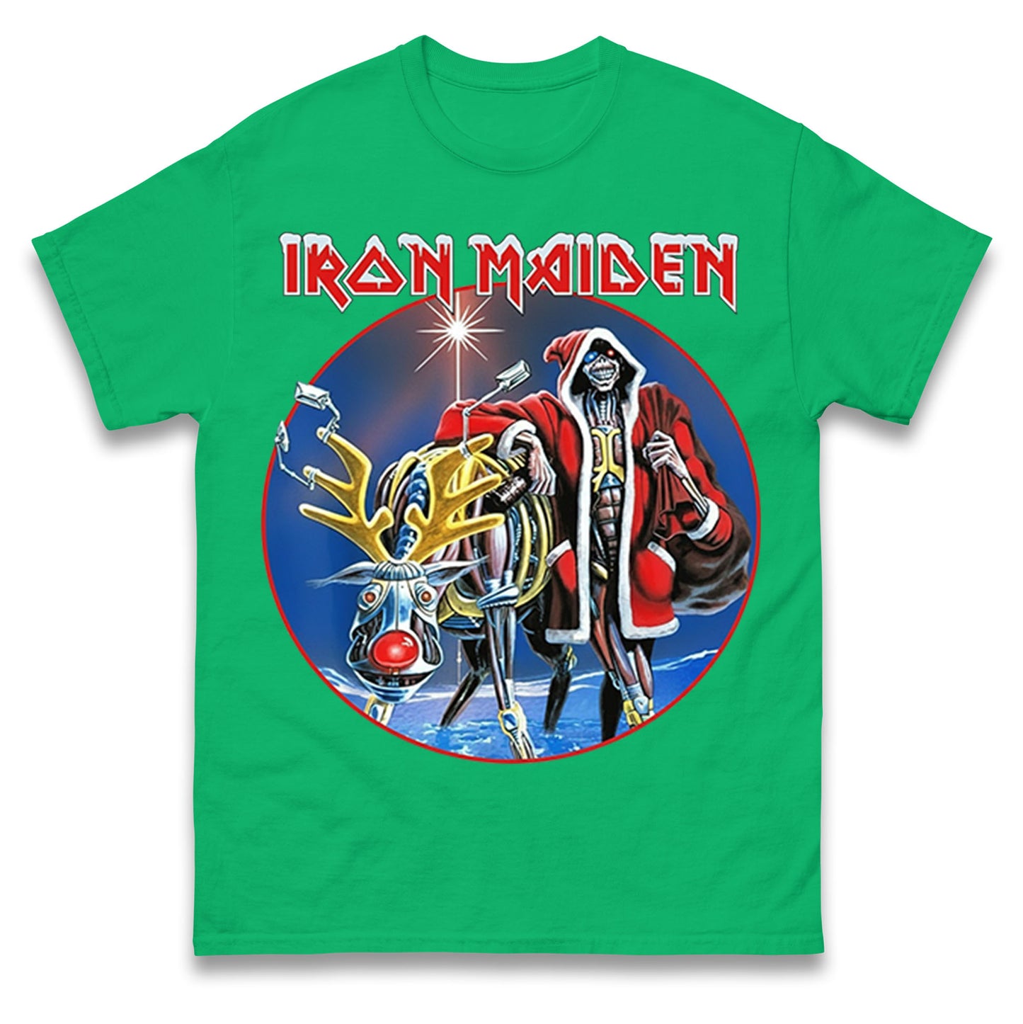 Iron Maiden Christmas T Shirt 