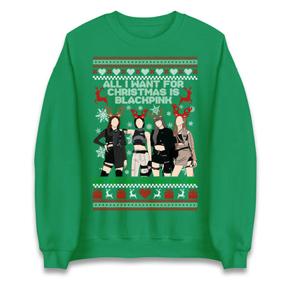 All I Want for Christmas is BlackPink Christmas Jumper