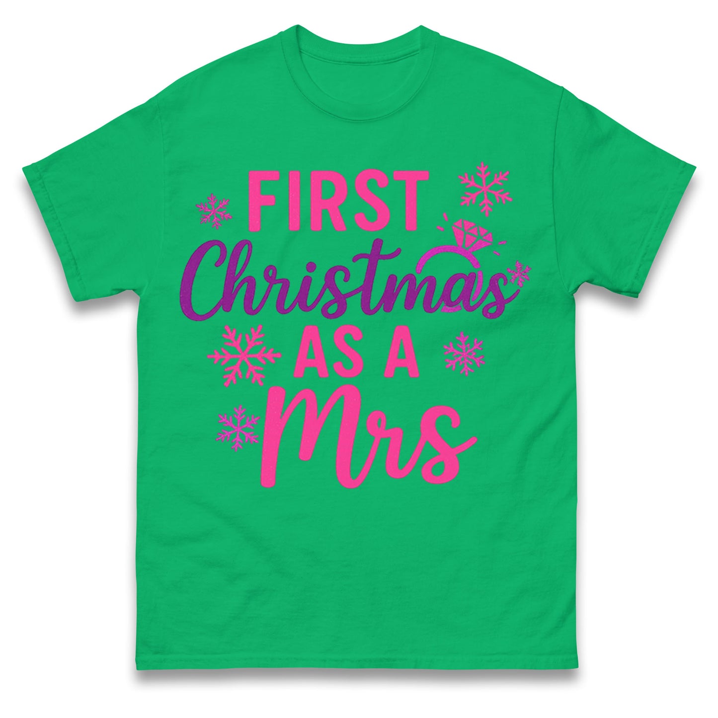 First Christmas As A Mrs T Shirt