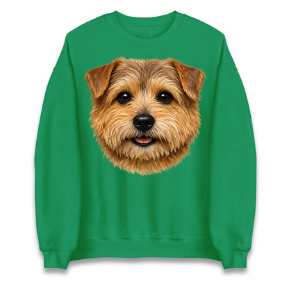 Norfolk Terrier Dog Face Jumper