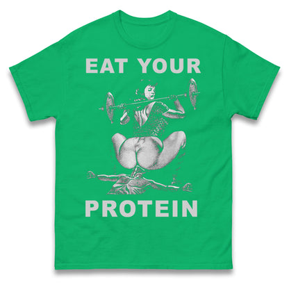 Breakfast Of Champions Eat Your Protein SarcasticT Shirt