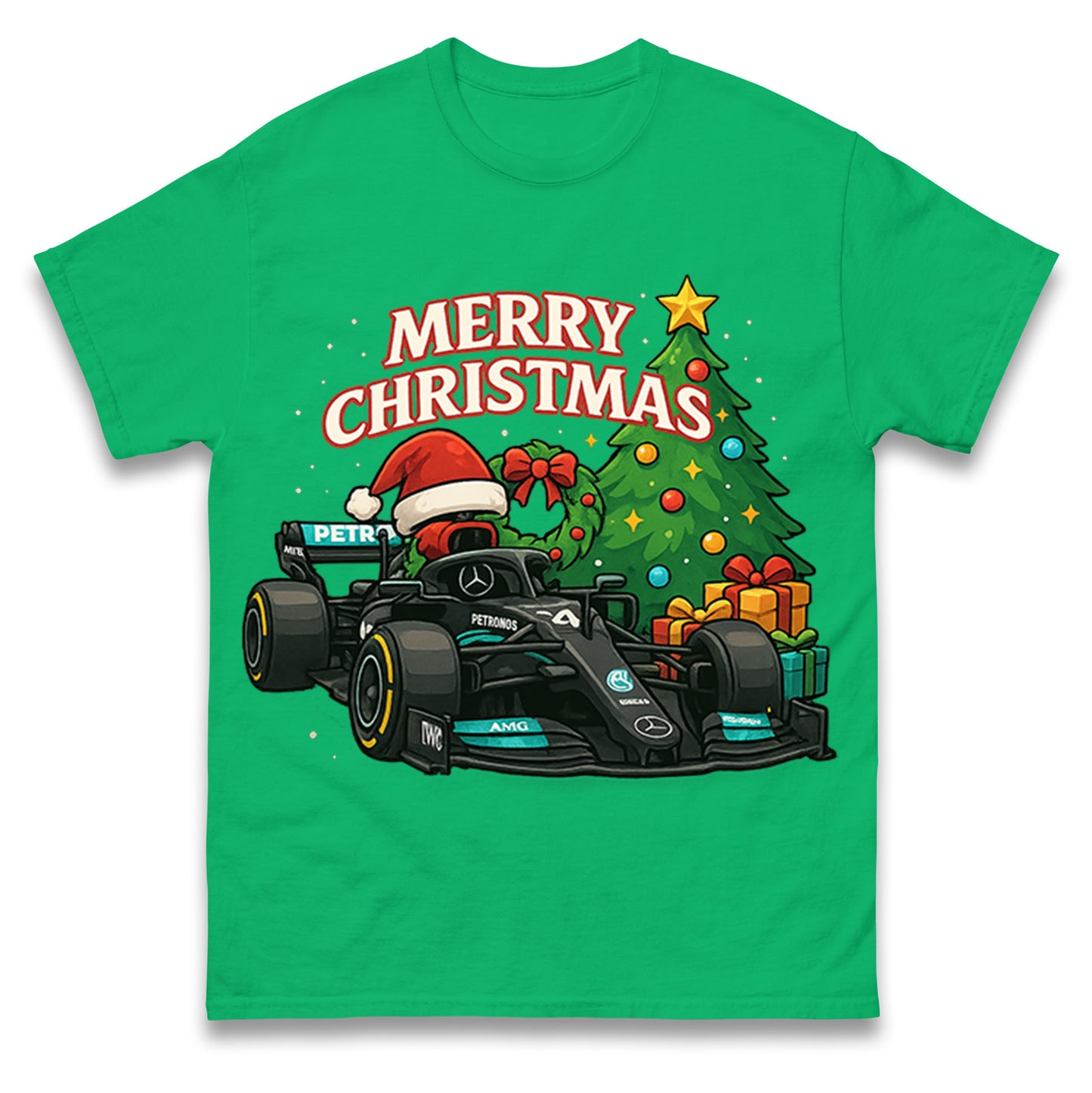 Mercedes F1 Christmas T Shirt