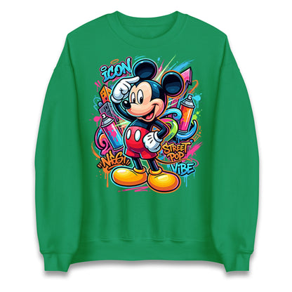 Graffiti Mickey Jumper