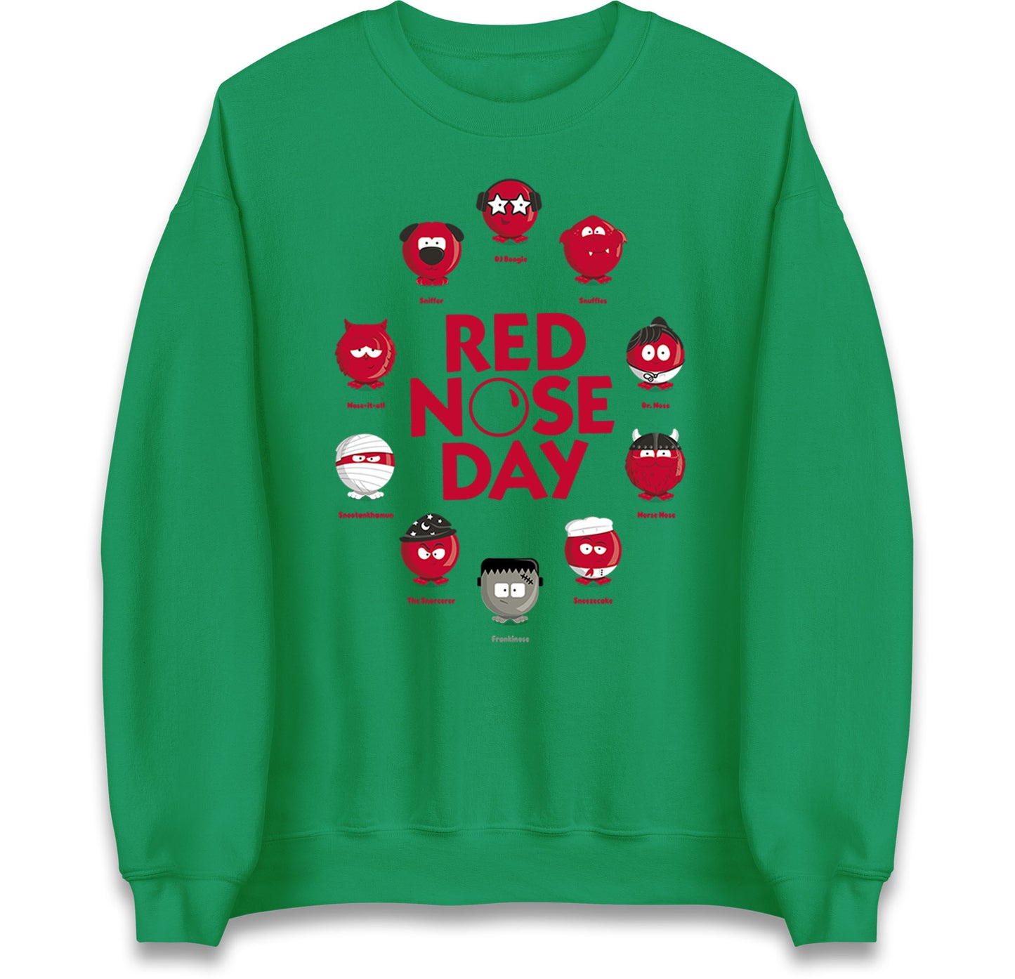 Red Nose Day Funny Noses Jumper