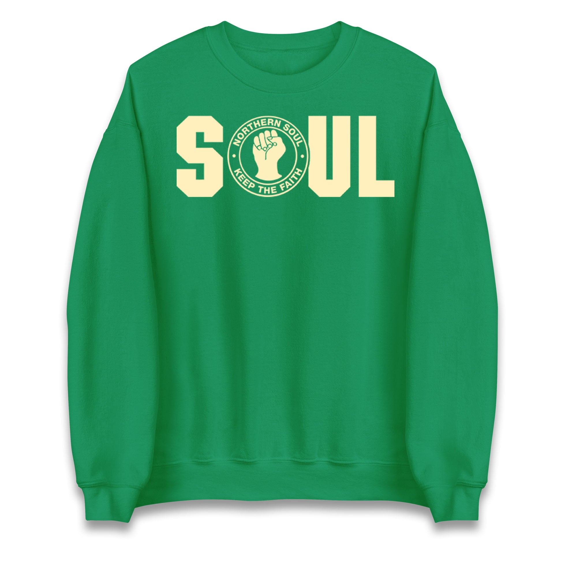 Northern Soul Keep The Faith Logo Jumper