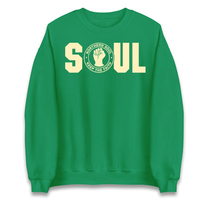 Northern Soul Keep The Faith Logo Jumper