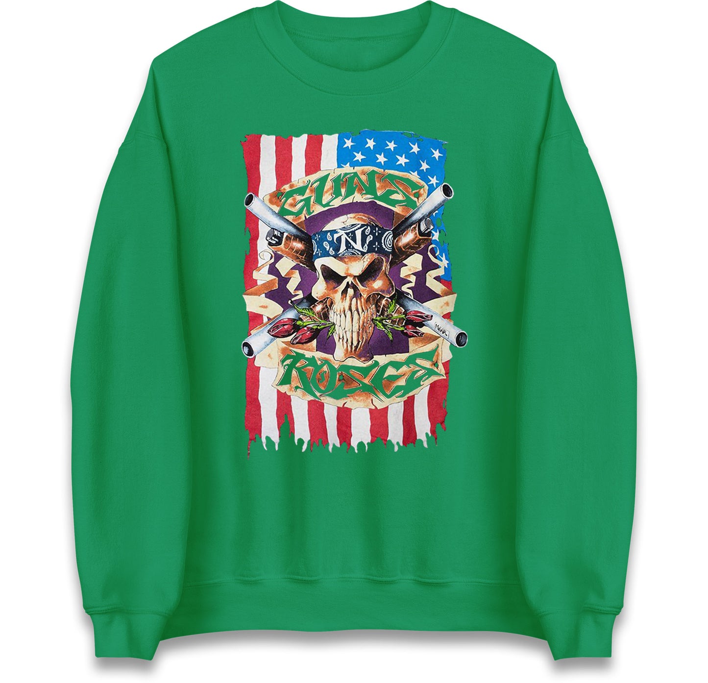 Guns N Roses American Flag Jumper