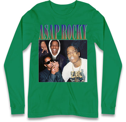 ASAP Rocky Rapper Longsleeve T Shirt 