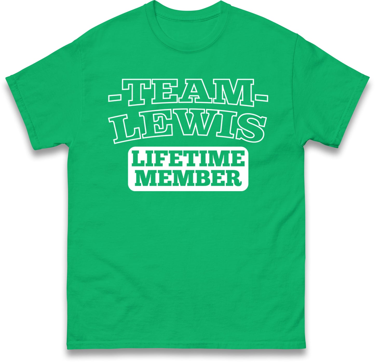 Team Lewis Lifetime Member T Shirt
