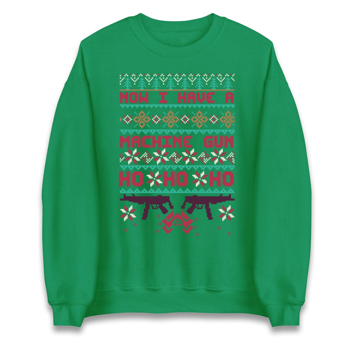 Now I Have A Machine Gun Christmas Jumper