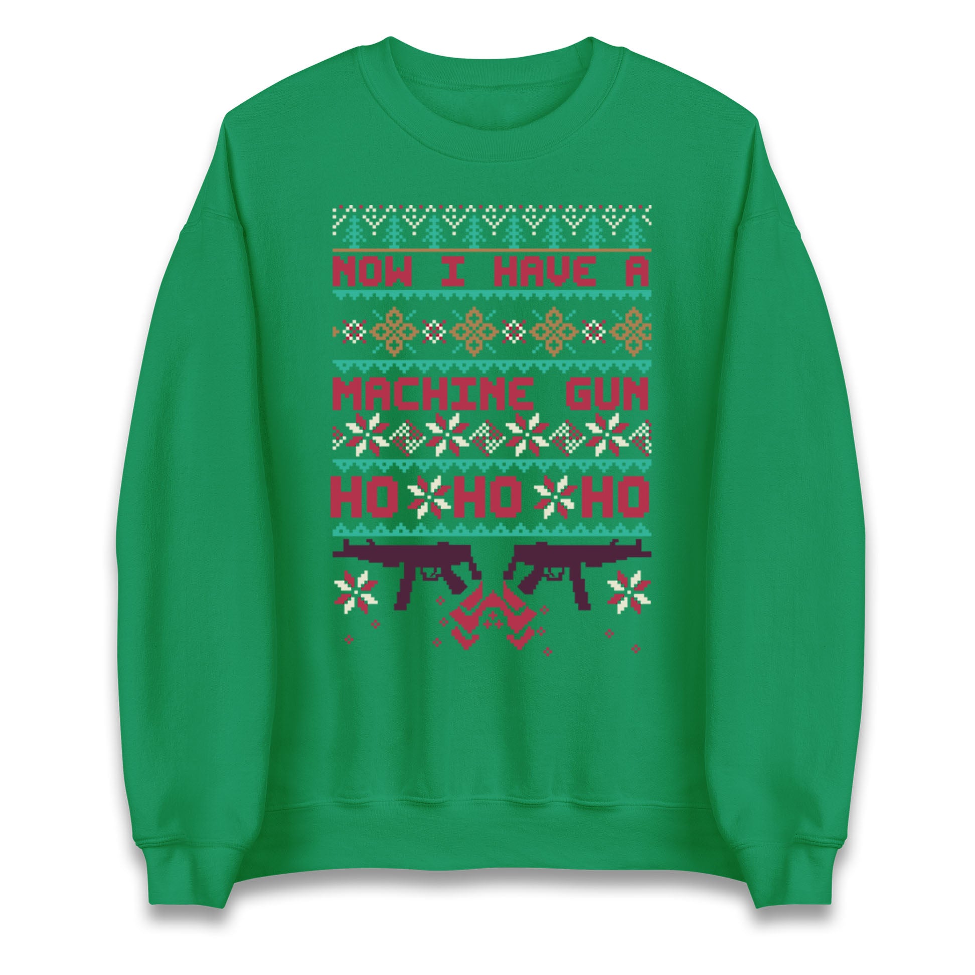 Now I Have A Machine Gun Christmas Jumper