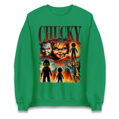 Chucky Doll Halloween Bootleg Unisex Sweatshirt