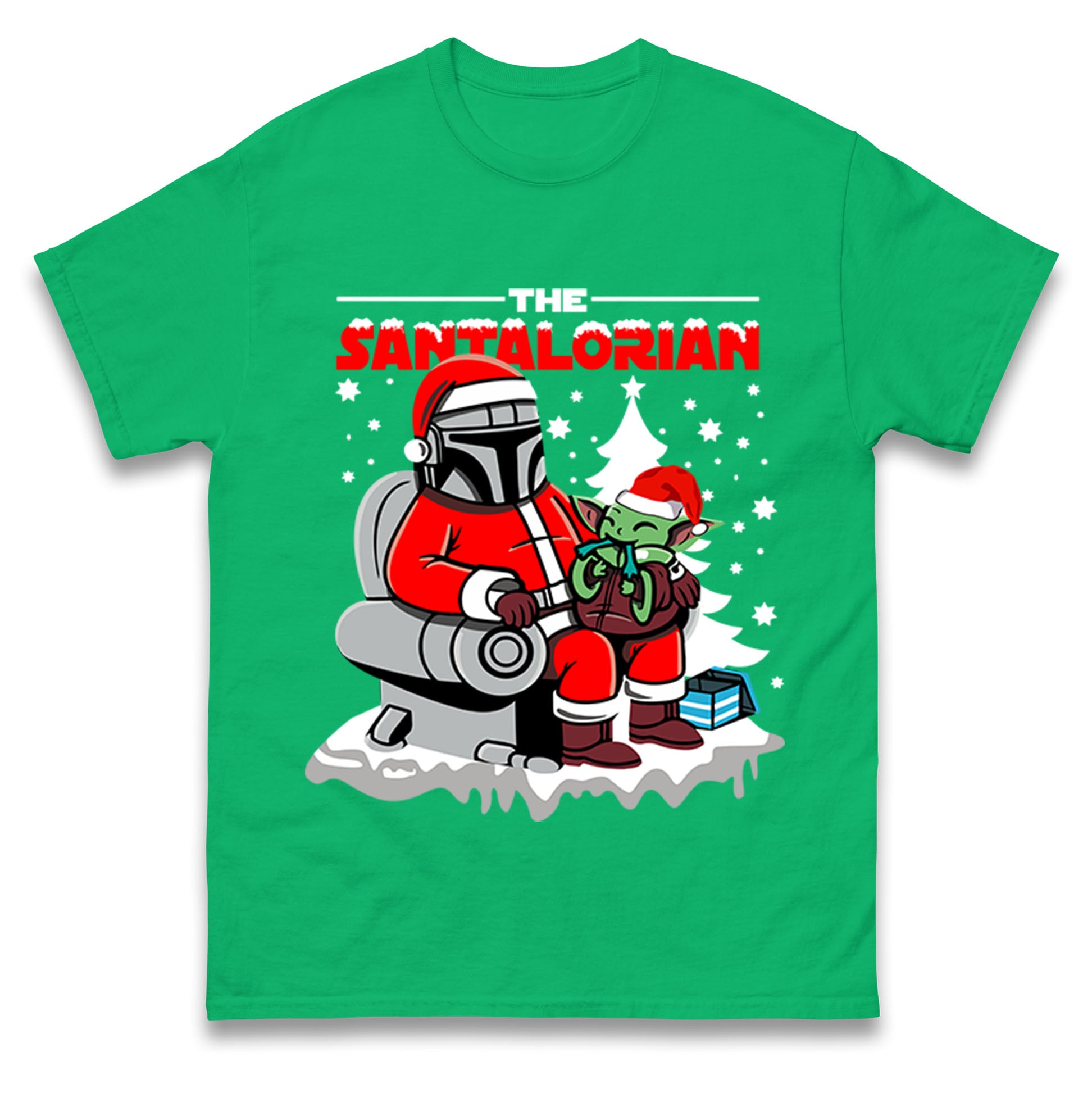 Mandalorian Christmas T Shirt