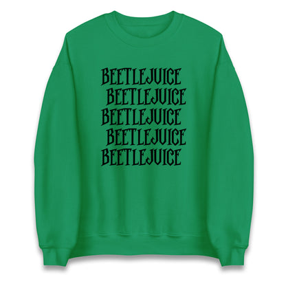 Beetle Juice Michael Keaton Halloween Sweatshirt

