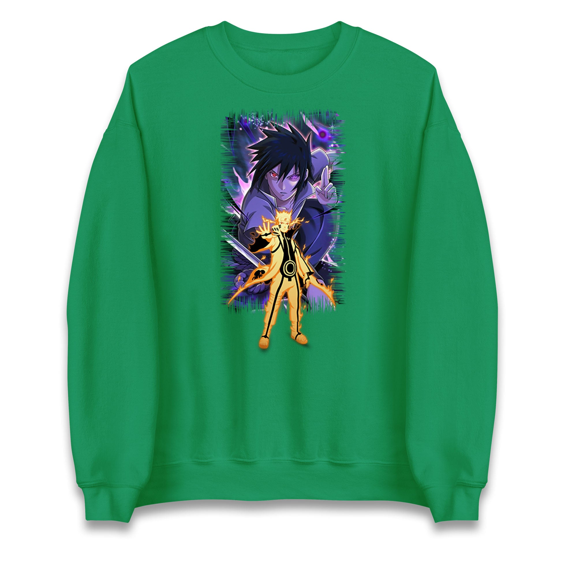 sasuke uchiha and naruto uzumaki sweatshirt