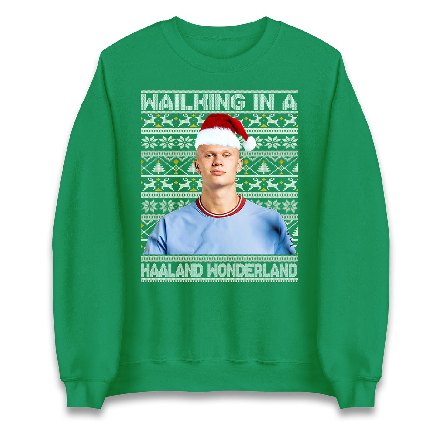 erling haaland christmas sweatshirt