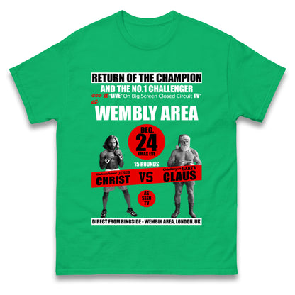 Jesus Christ Vs Santa Claus T Shirt